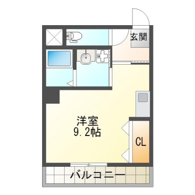 ブランモンターニュ 307の間取り図