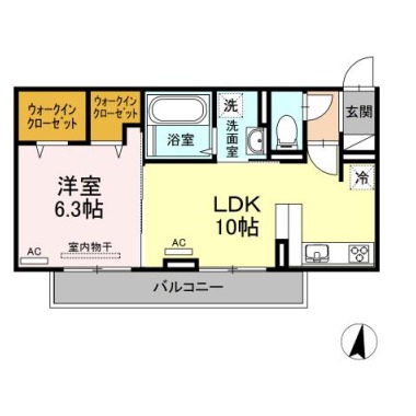 KIZUNA 203の間取り図