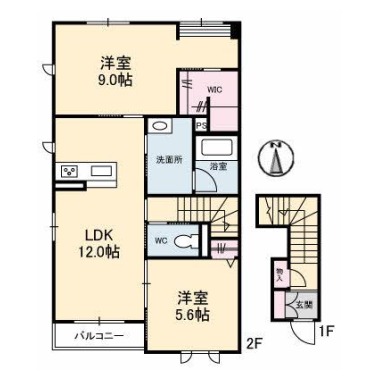 プロヌーブ昭和 202の間取り図