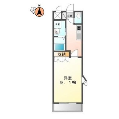 パークヒルズ庄町 601の間取り図