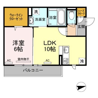 アークフルージュ 105の間取り図