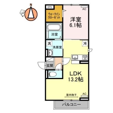 フルール 103の間取り図