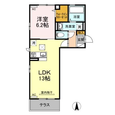 パストラル庄町 103の間取り図