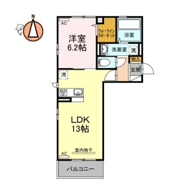 パストラル庄町 303の間取り図