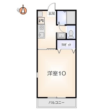 アヴァンセ 101の間取り図