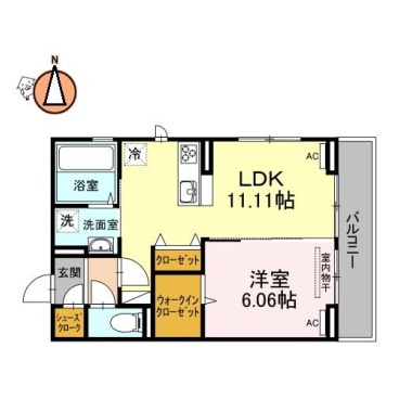 緑風 301の間取り図