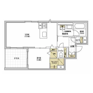 PROGRESS沖浜 101の間取り図