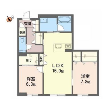 PROGRESS沖浜 105の間取り図