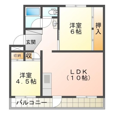 庄野ビル 203の間取り図