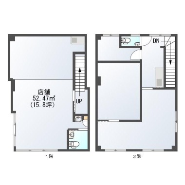 佐古八番町 店舗 3LDK 1の間取り図