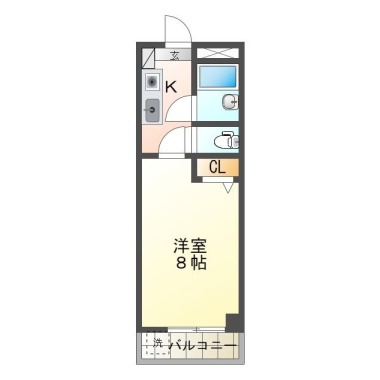 ツインテラス 207の間取り図