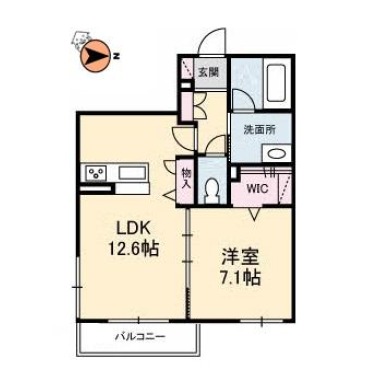 ベレオ杏樹 101の間取り図