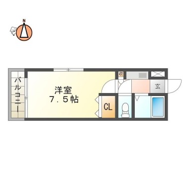 シーズンテラス山城 101の間取り図