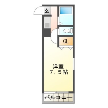 シーズンテラス山城 106の間取り図