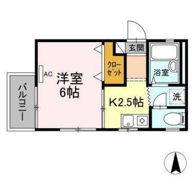 山城 TOC 102の間取り図