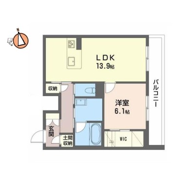 プレミアス 205の間取り図