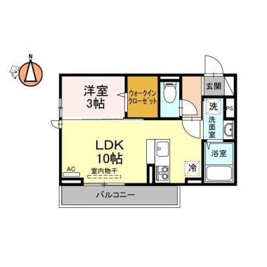 エル・ソル南庄町 103の間取り図