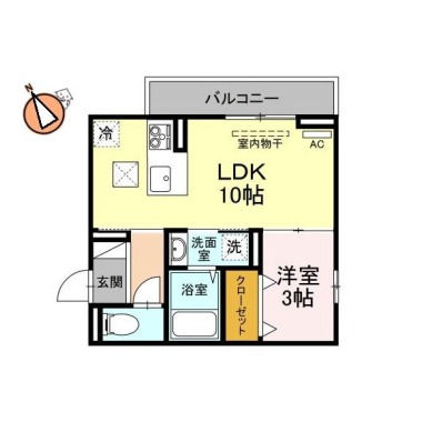 COMO 201の間取り図