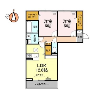 ドリーム庄町 103の間取り図