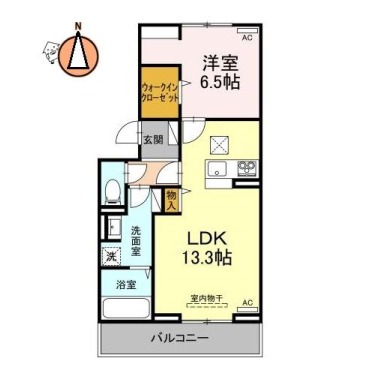 ドリーム庄町 105の間取り図