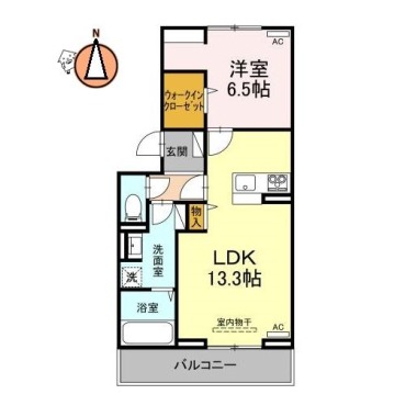 ドリーム庄町 205の間取り図