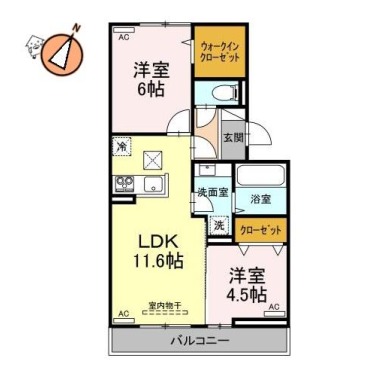 アーバンライフヒロ 302の間取り図