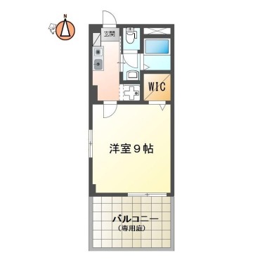 フォブール蔵本 109の間取り図