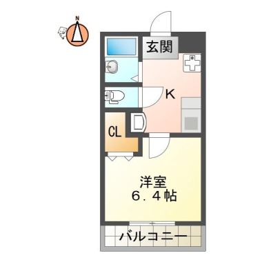 ティアラ庄町 105の間取り図