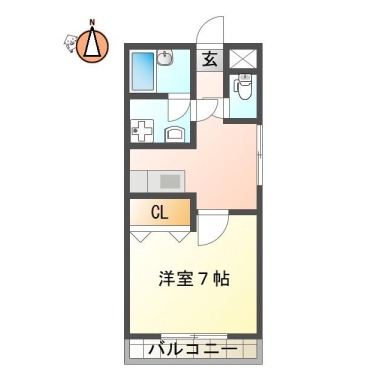 ティアラ庄町 301の間取り図