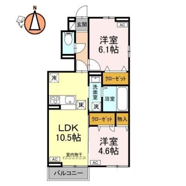 HICO I 101の間取り図