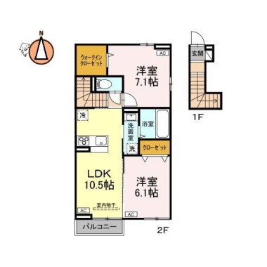 HICO I 201の間取り図