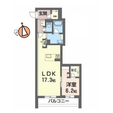 (仮称)ベレオ下助任 303の間取り図