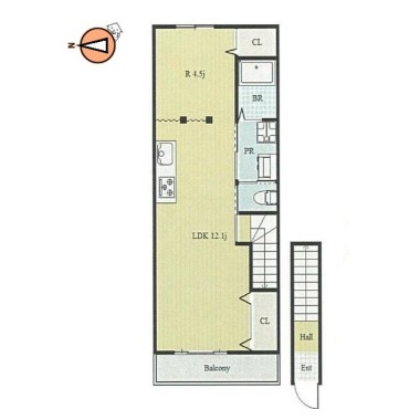 応神町応神産業団地 アパート 1R 202の間取り図