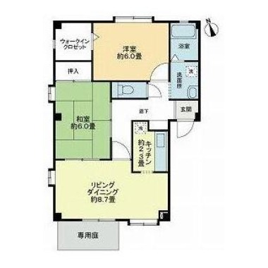 フォブール西須賀 101の間取り図