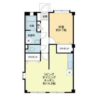 タカラハイツ 105の間取り図