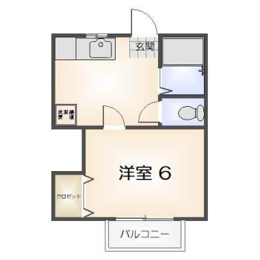 タウンハウス明神 202の間取り図