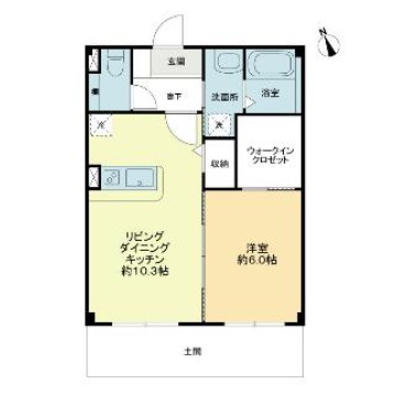 フォブールマドカ 103の間取り図