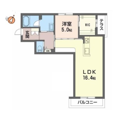 Madison de SORA(メゾン ド ソラ) 101の間取り図