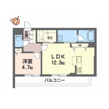 Madison de SORA(メゾン ド ソラ) 202の間取り図