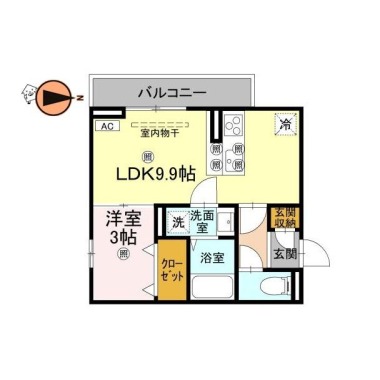 ドリーム庄町II 105の間取り図