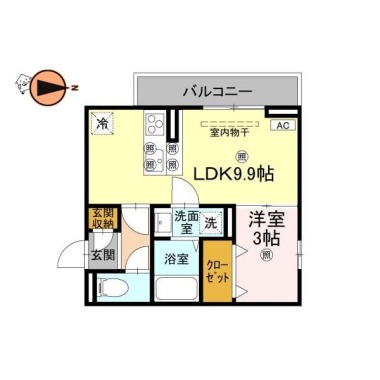 ドリーム庄町II 201の間取り図
