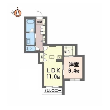 グリナージュ 107の間取り図