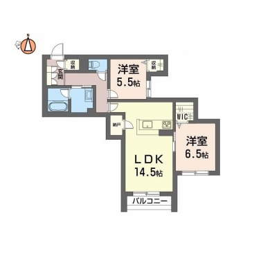 グリナージュ 108の間取り図