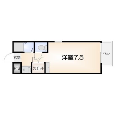 Le・Blanche 101の間取り図