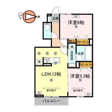 HICOII 103の間取り図