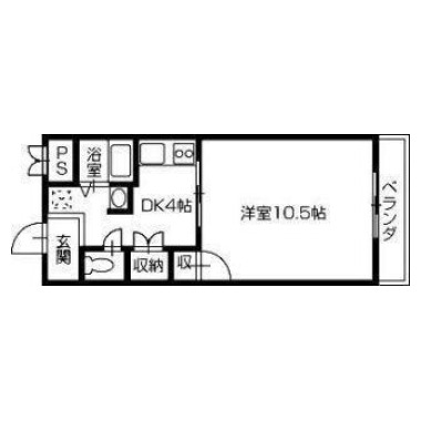 K’sガーデン住吉 103の間取り図