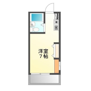 リヴァ・フィールド 206の間取り図