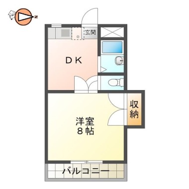 アヴィタションWISE 203の間取り図