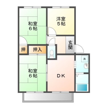 フレグランスヒデ C203の間取り図