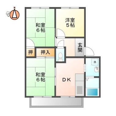 フレグランスヒデ C205の間取り図
